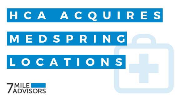 HCA Acquisition of 24 MedSpring Locations Furthers Integration of Health System-Urgent Care Partnerships