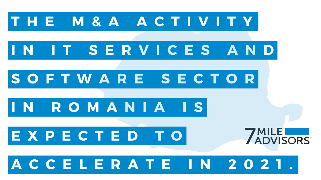 M&A Activity in IT Services and Software Sector in Romania is Expected to Accelerate in 2021.